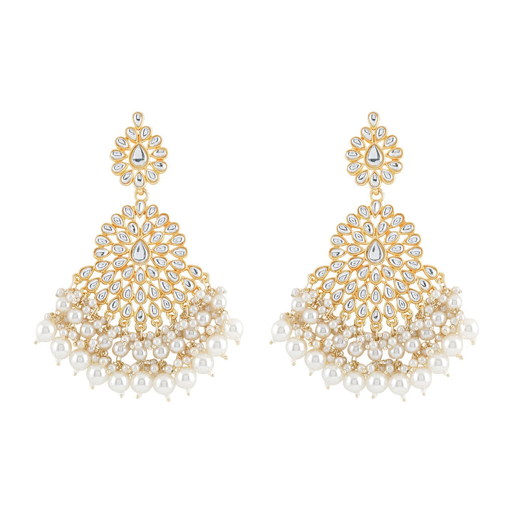 Teejh Hritika Pearl and Polki Earring