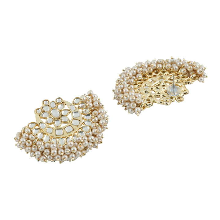 Teejh Kanak Pearl and Polki Earring