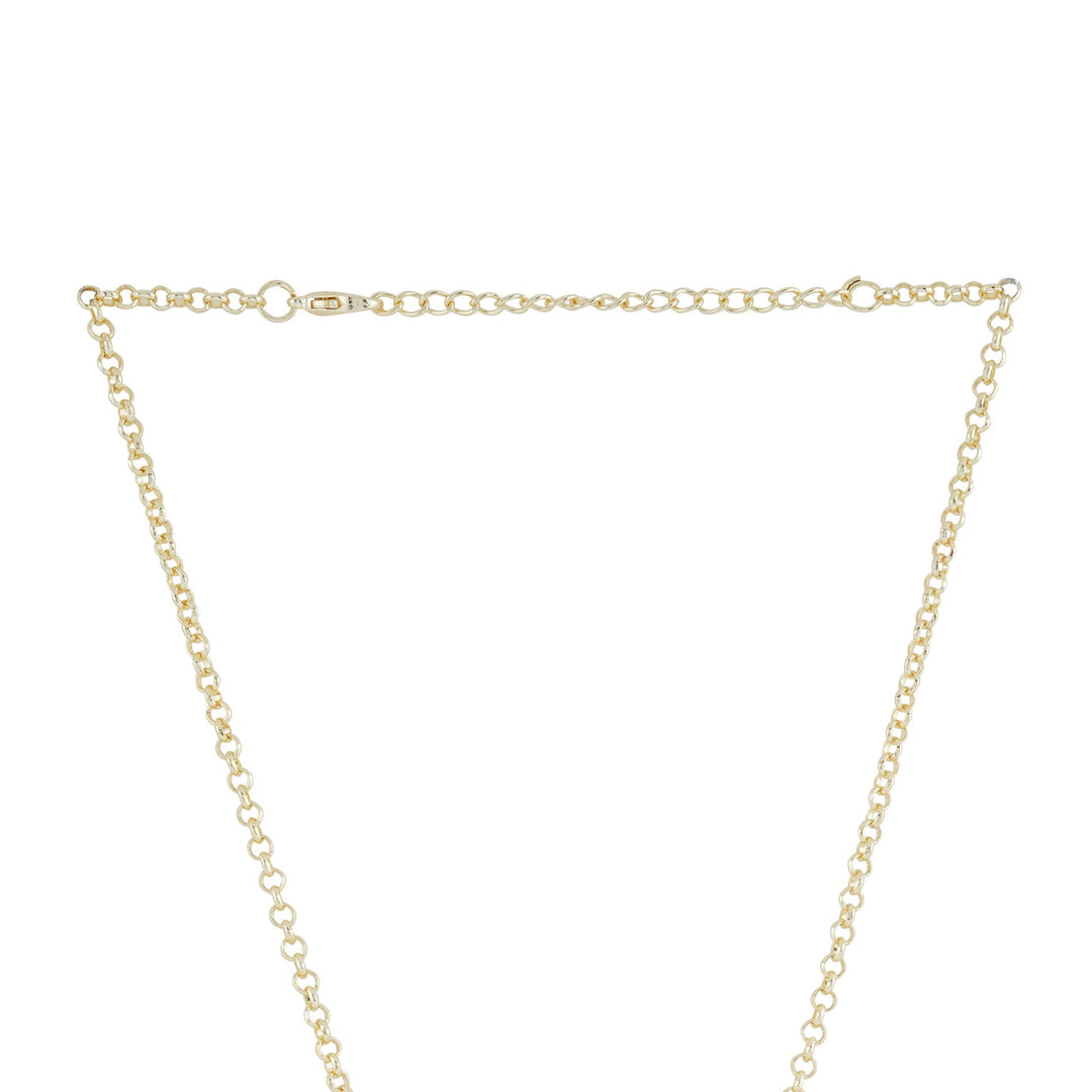 Teejh Yadavi Pearl and Polki Necklace