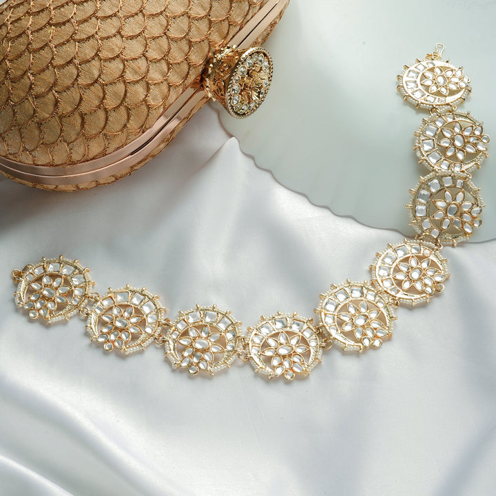 Teejh Umlya Pearl and Polki Maath Patti