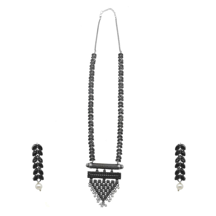 Teejh Sia Black Stone Silver Oxidized Jewelry Gift Set