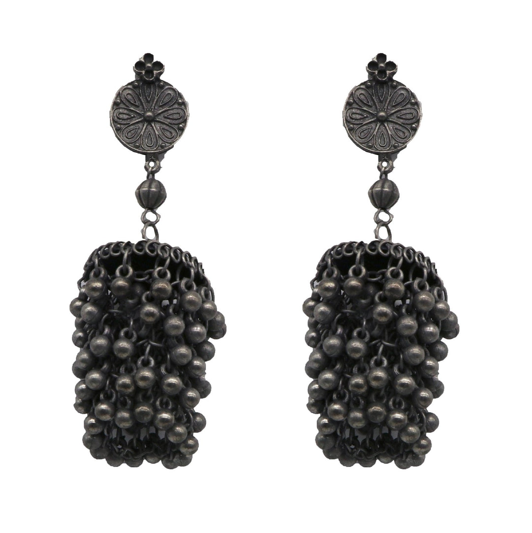 Teejh Tavishi Metallic Silver Oxidized Jewelry Gift Set