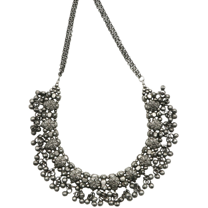 Teejh Adrija Metallic Silver Oxidized Jewelry Gift Set