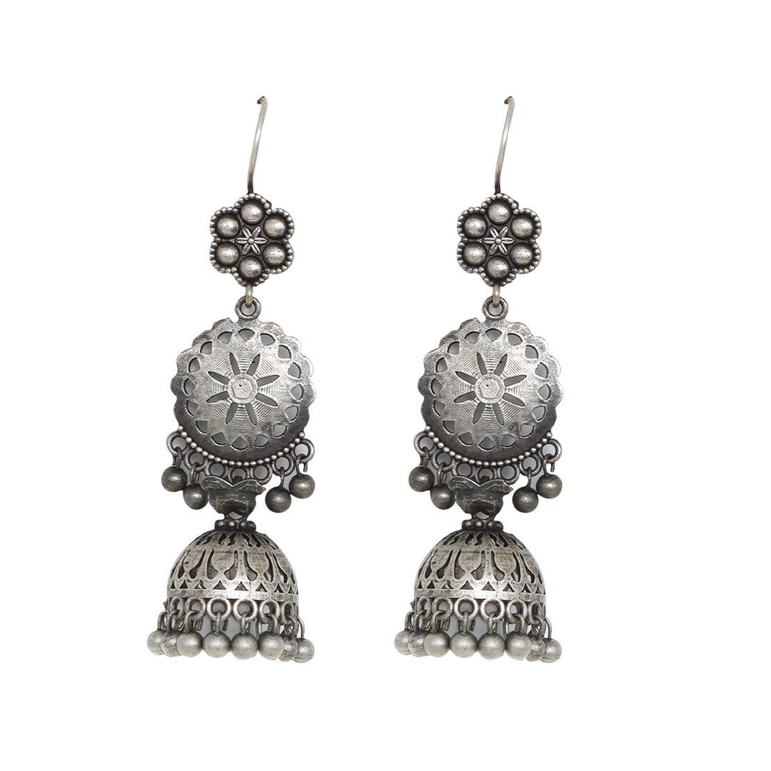 Teejh Toshika Silver Oxidised Jewelry Gift Set