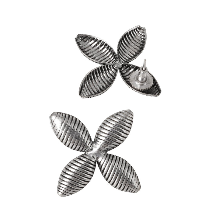 Teejh Paravi Silver Oxidised Jewelry Gift  Set