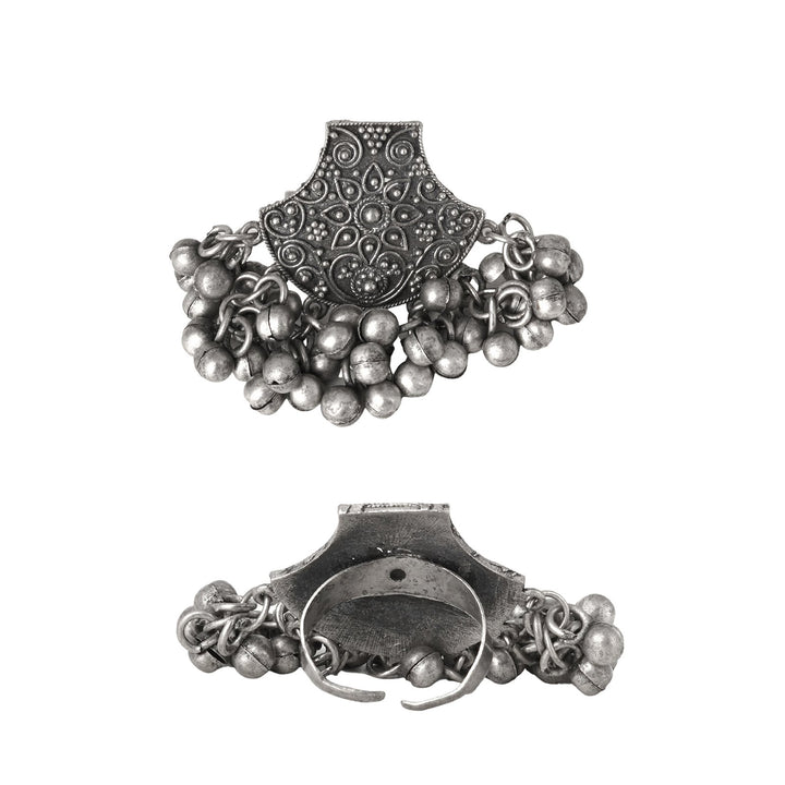 Teejh Shipra Silver Oxidised Jewelry Gift Set