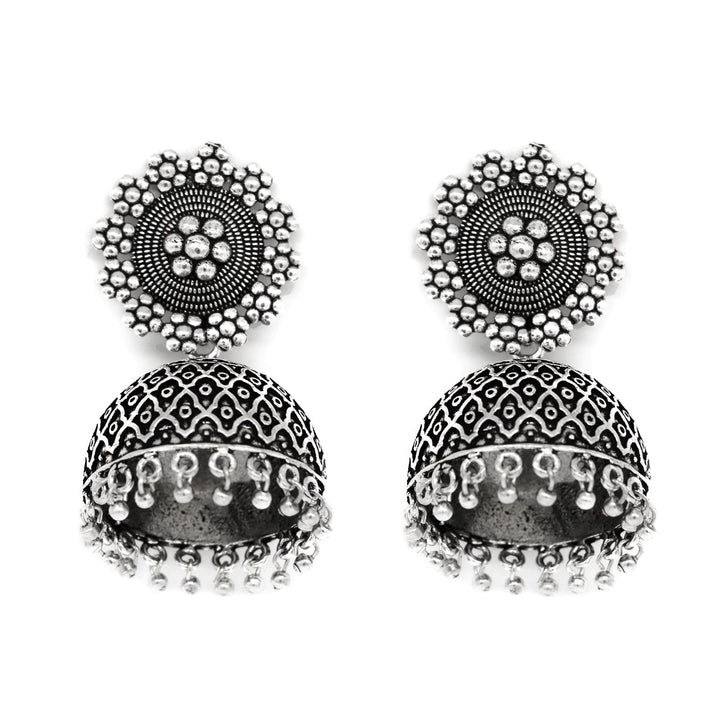 Teejh Anjani Silver Oxidised Jewelry Gift Set