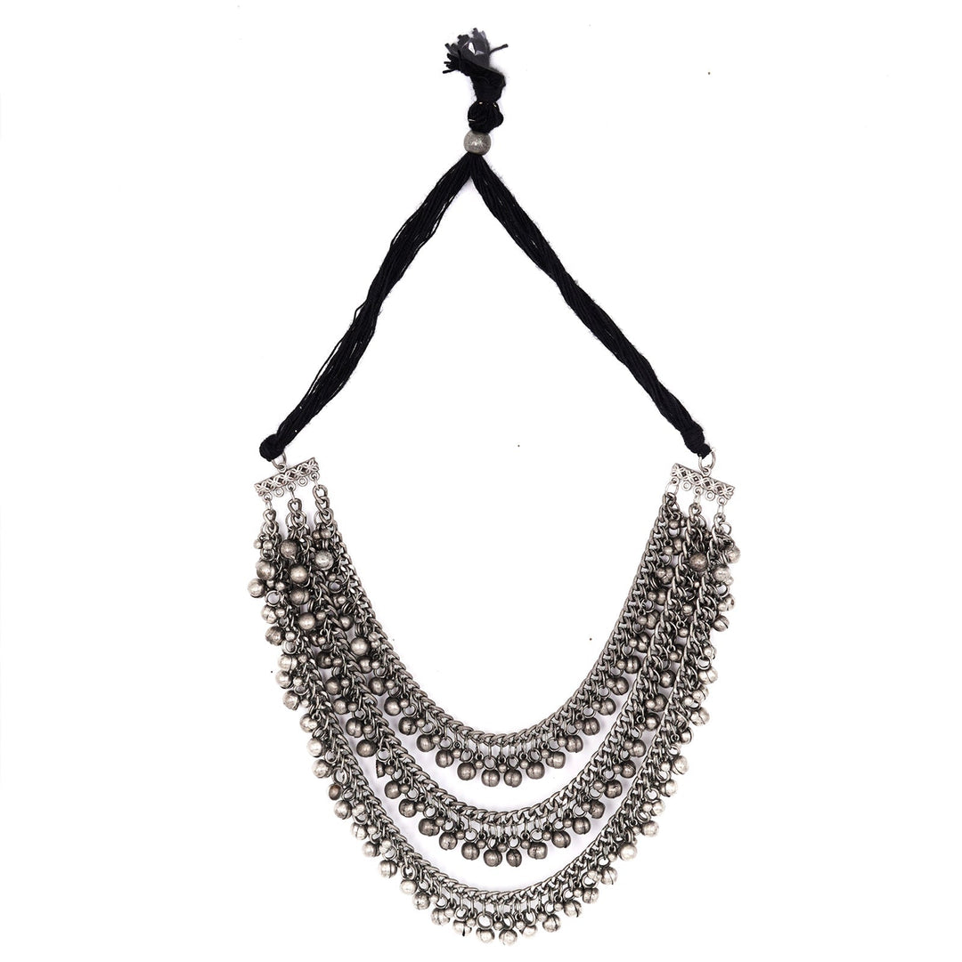 Teejh Lalitya Silver Oxidised Jewelry Gift Set