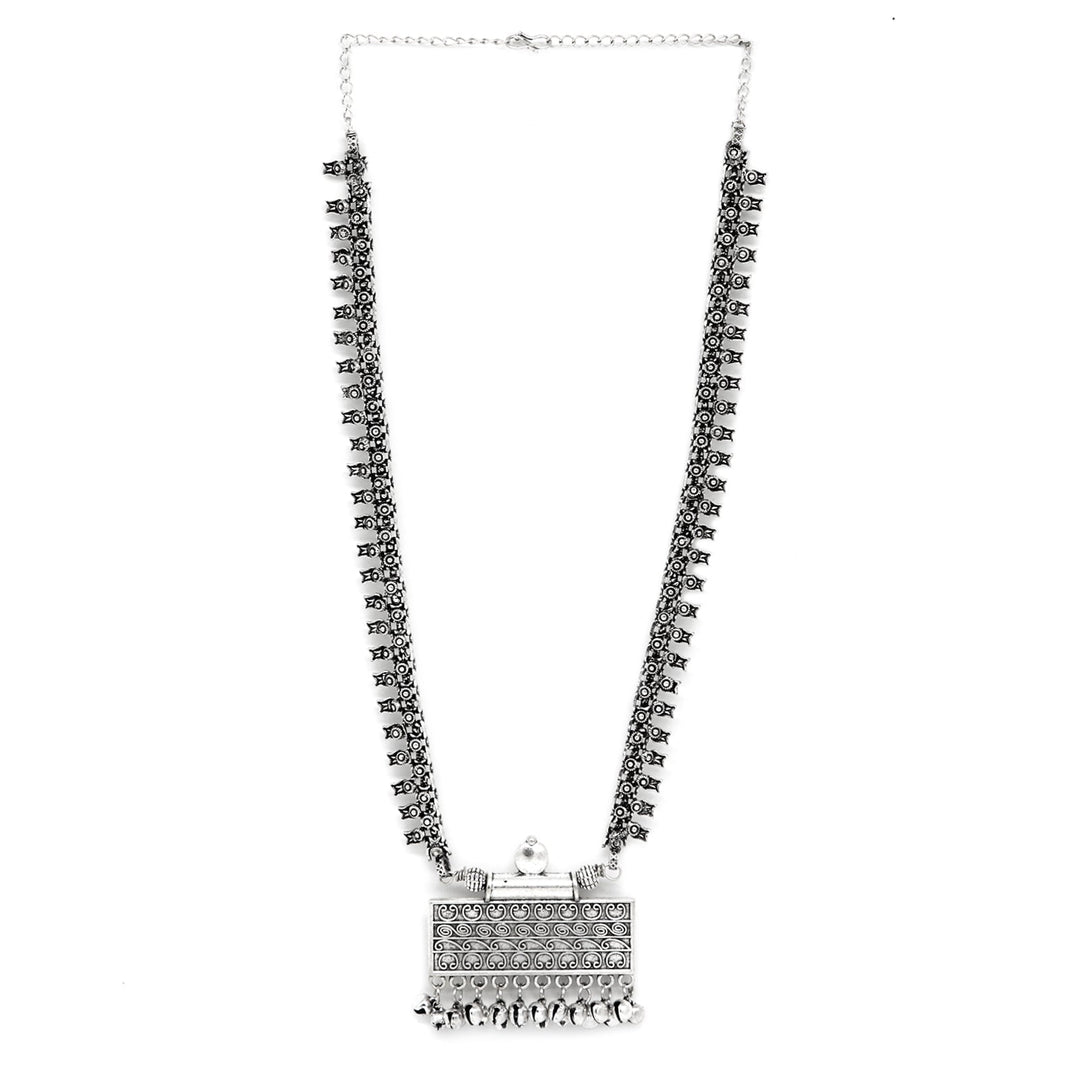 Teejh Aishala Silver Oxidised Jewelry Gift Set