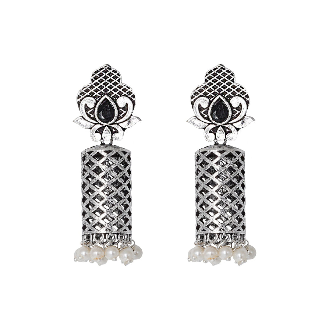 Teejh Babina Silver Oxidised Jewelry Gift Set