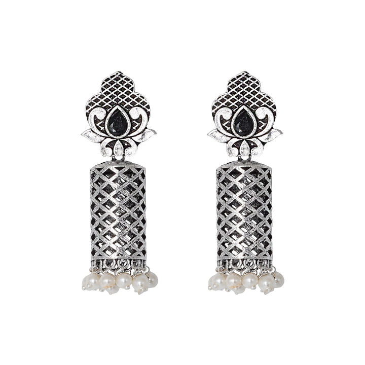 Teejh Babina Silver Oxidised Jewelry Gift Set