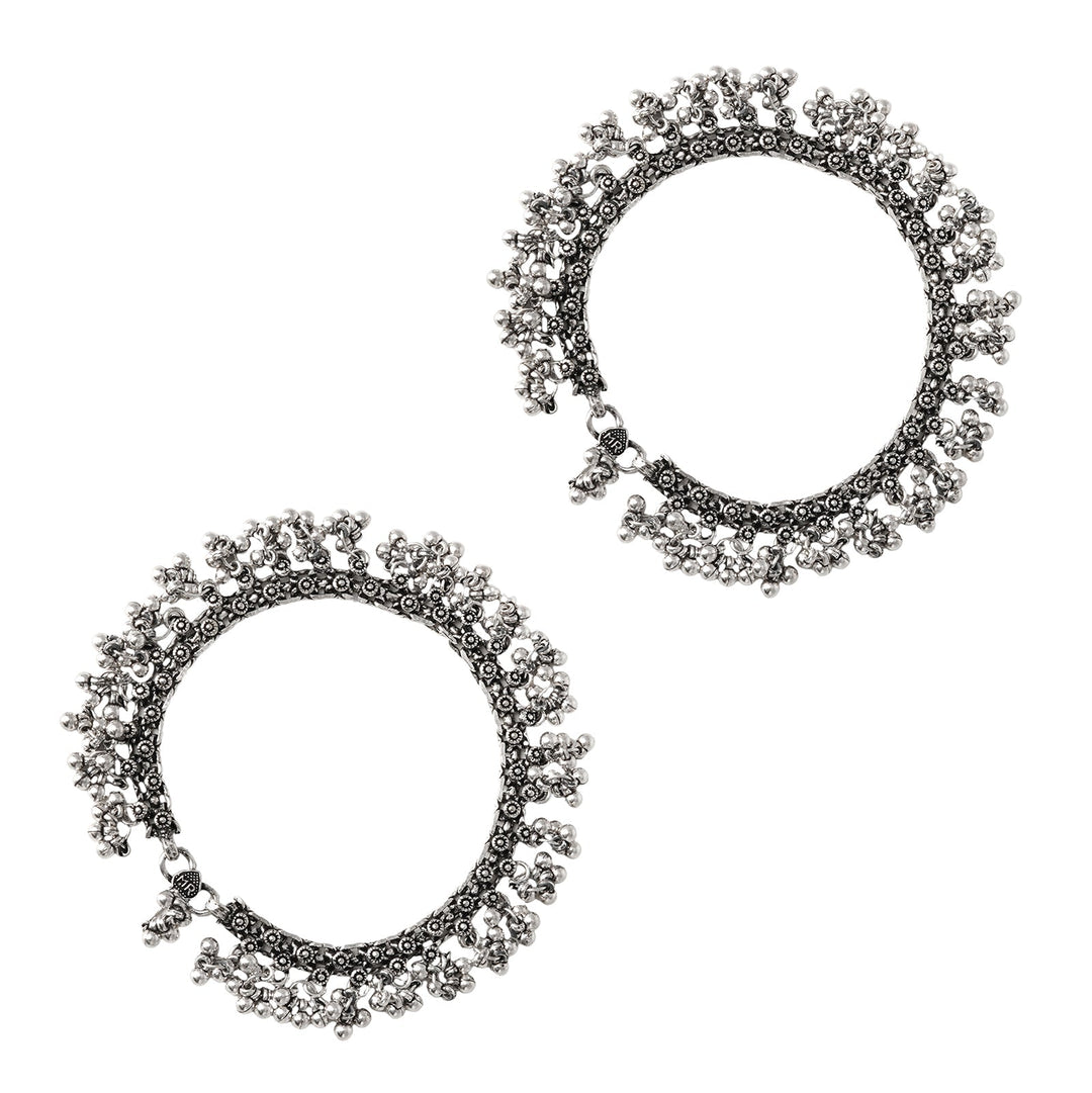 Teejh Irasha Silver Oxidised Jewelry Gift Set