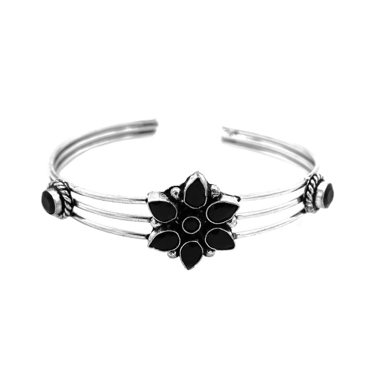 Teejh Nysa Metallic Silver oxidized Jewelry Gift Set