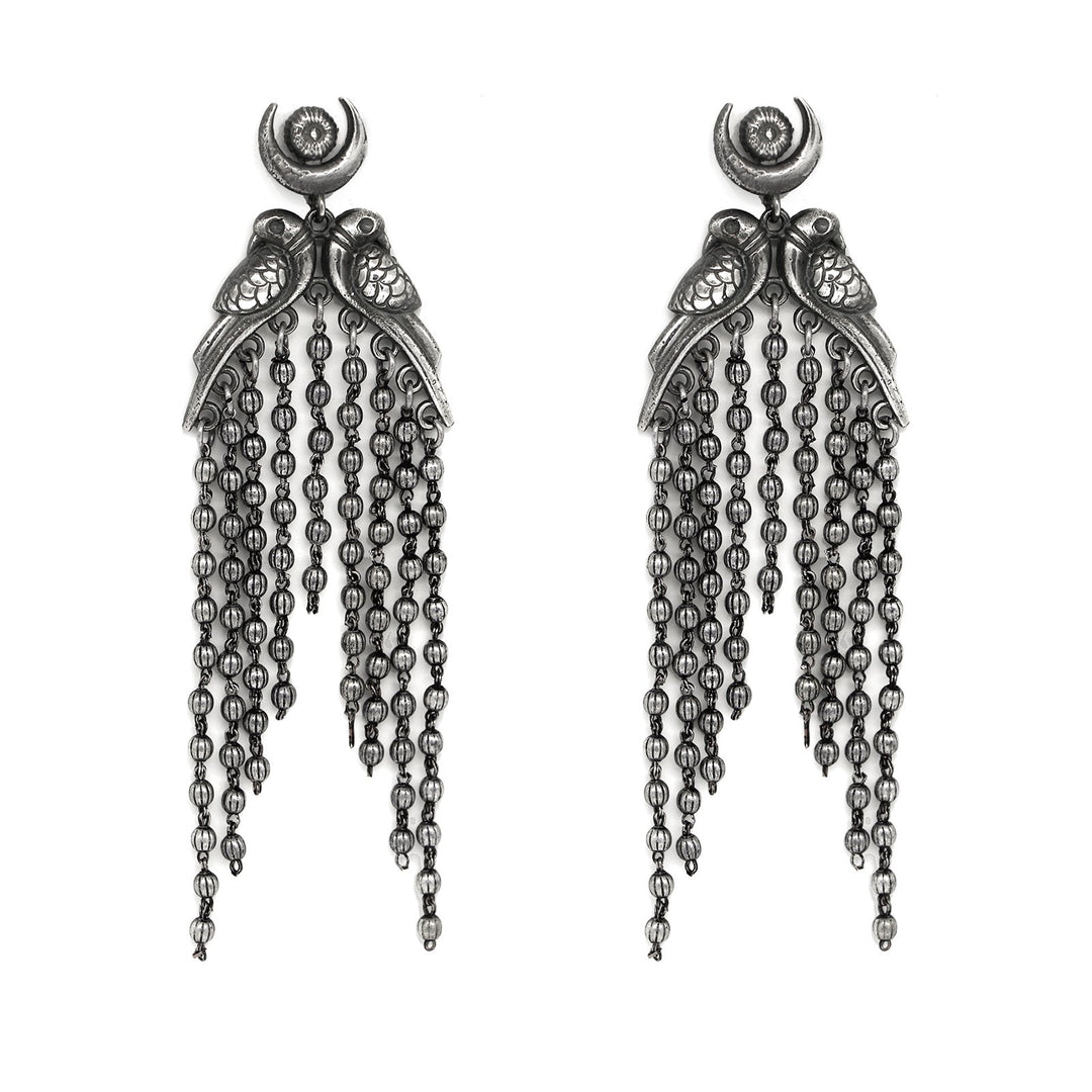 Teejh Reyna Metallic Silver oxidized Jewelry Gift Set