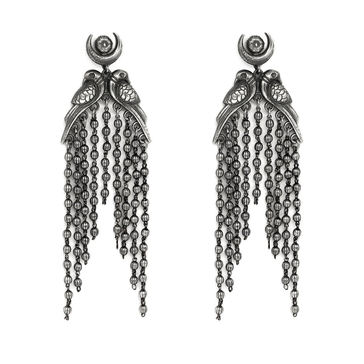 Teejh Reyna Metallic Silver oxidized Jewelry Gift Set