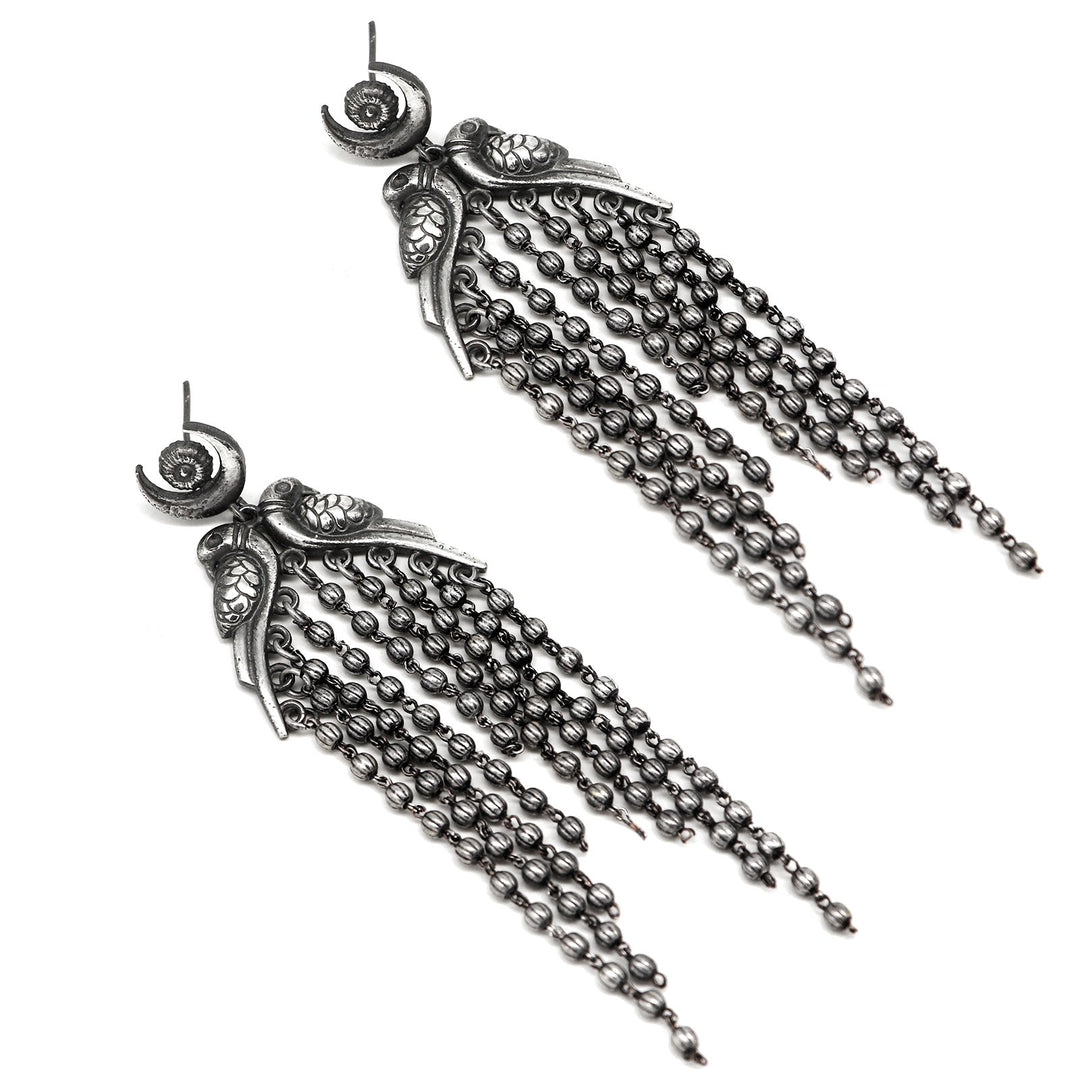 Teejh Reyna Metallic Silver oxidized Jewelry Gift Set