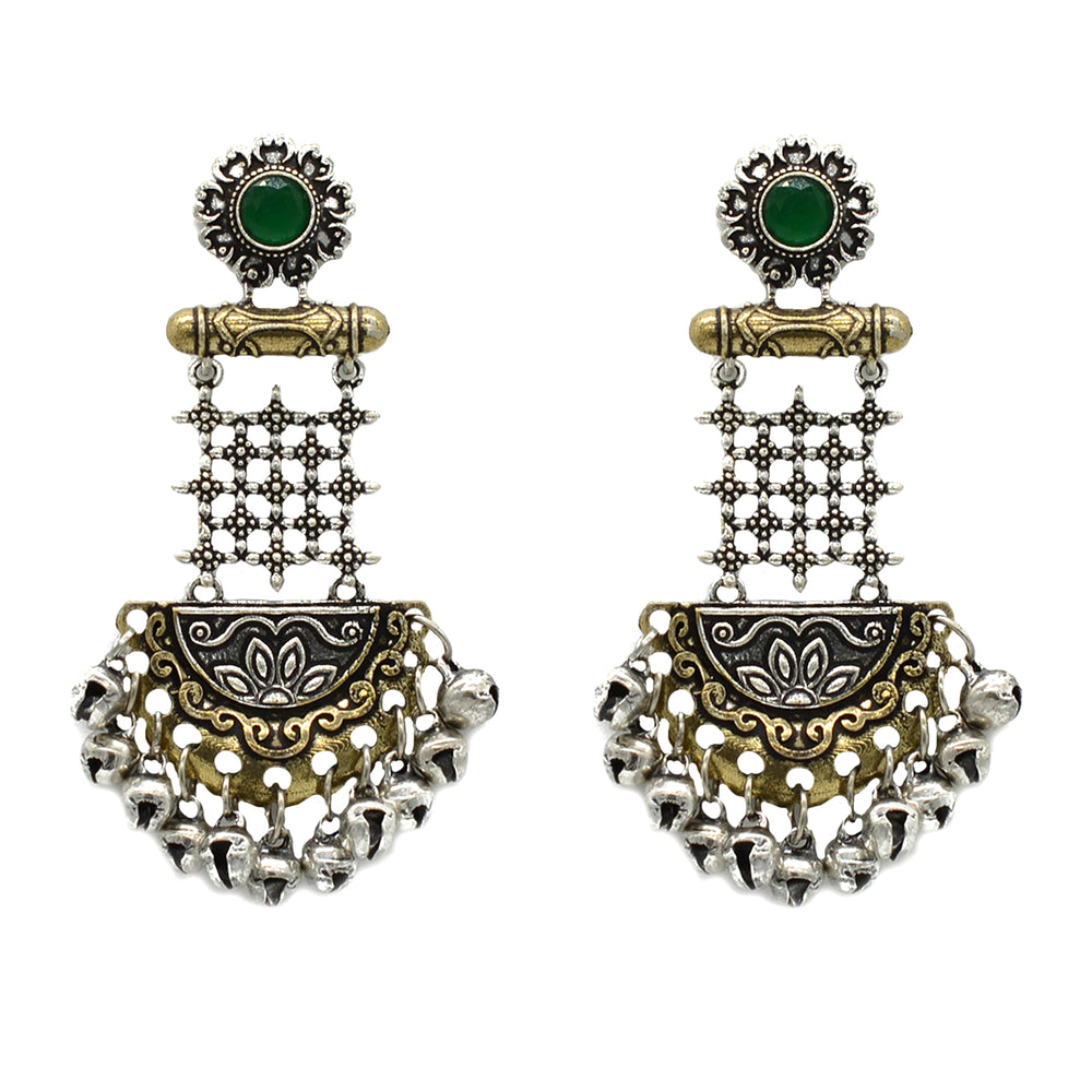Ika Dual Tone Oxidized Jewelry Gift Set - Joker & Witch