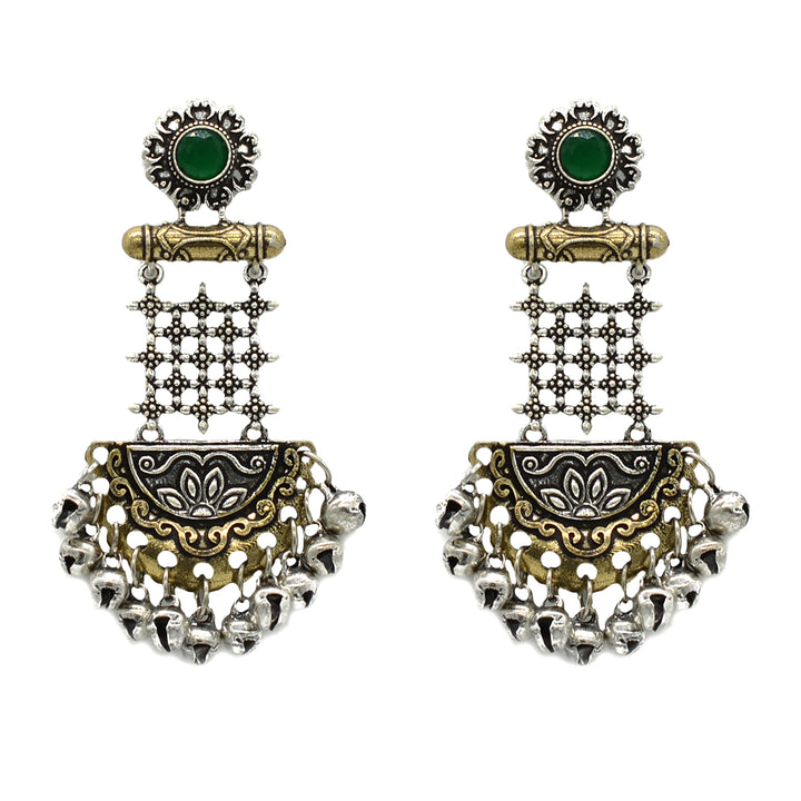 Ika Dual Tone Oxidized Jewelry Gift Set - Joker & Witch