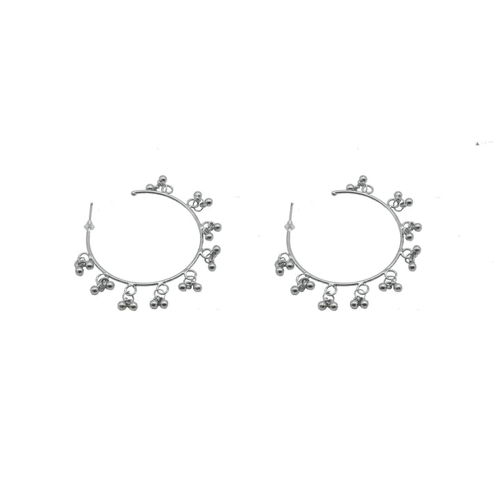 Gouri Metallic Ghungroo Silver Oxidized Jewelry Gift Set