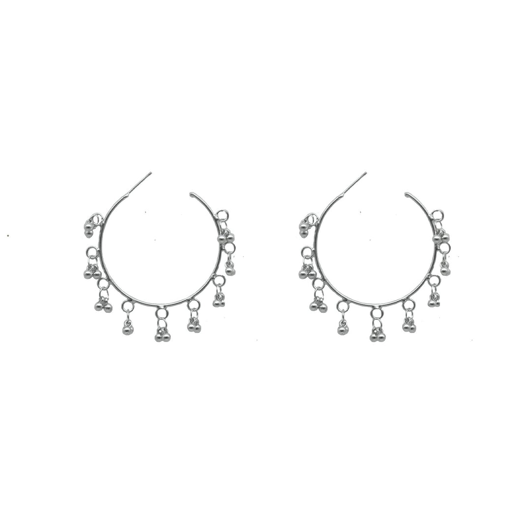 Gouri Metallic Ghungroo Silver Oxidized Jewelry Gift Set