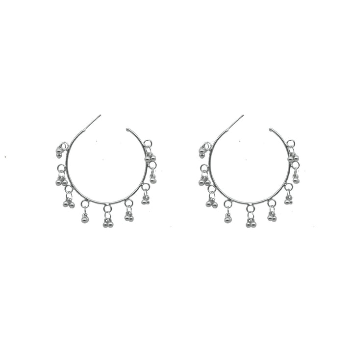 Gouri Metallic Ghungroo Silver Oxidized Jewelry Gift Set