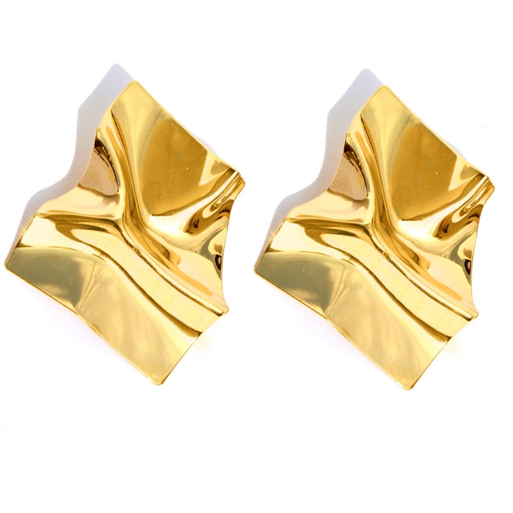 Crumple Party Statement Earrings - Joker & Witch