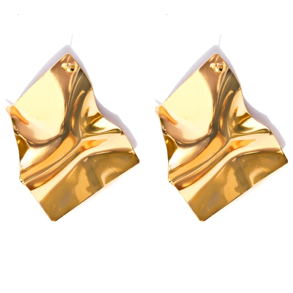 Crumple Party Statement Earrings - Joker & Witch