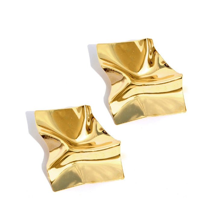 Crumple Party Statement Earrings - Joker & Witch