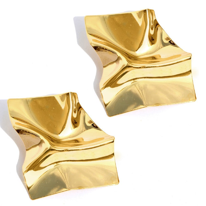 Crumple Party Statement Earrings - Joker & Witch