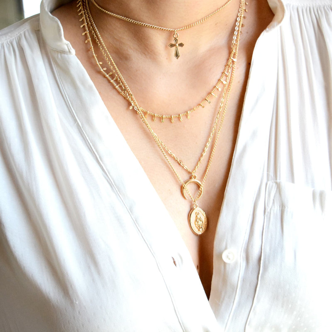 Clara Layered Necklace - Joker & Witch