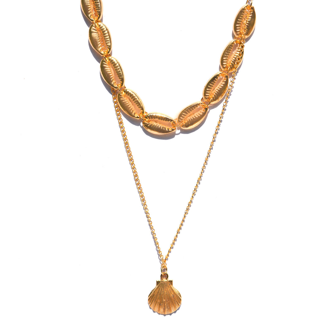 Sea Shells Layered Necklace