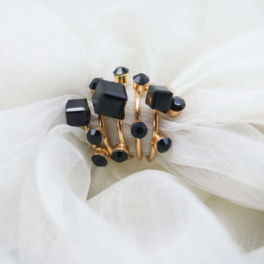 Sprinkle Black Ring - Joker & Witch