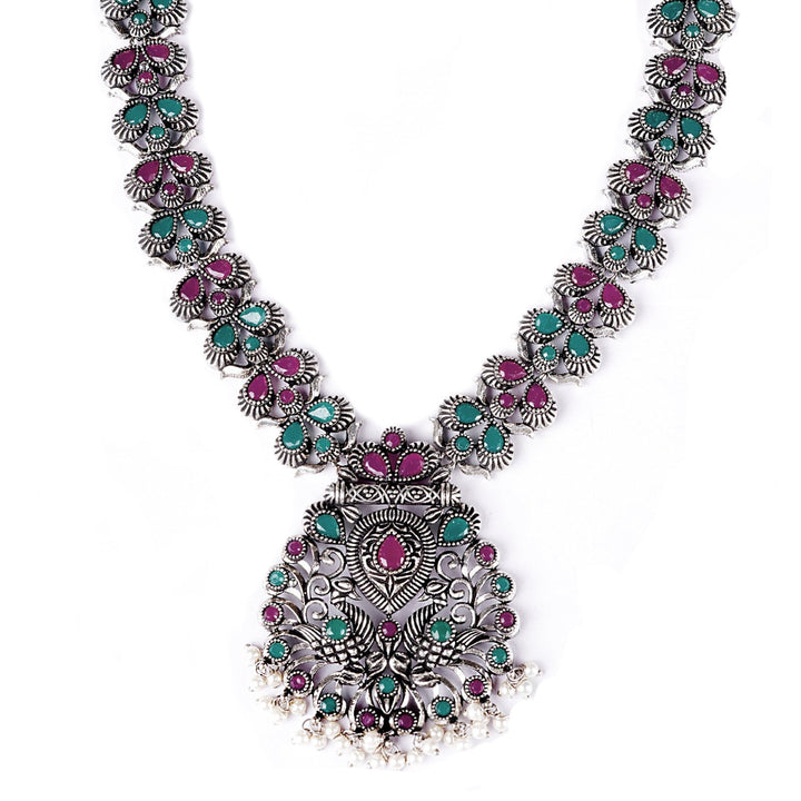 Teejh Nishka Multi Colored Necklace Set
